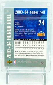 2003-04 UD Honor Roll Andre Miller Card #18 (2)