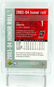 2003-04 UD Honor Roll Derek Anderson Card #69 (2)