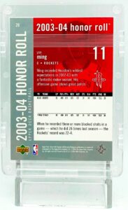 2003-04 UD Honor Roll Yao Ming Card #26 (2)