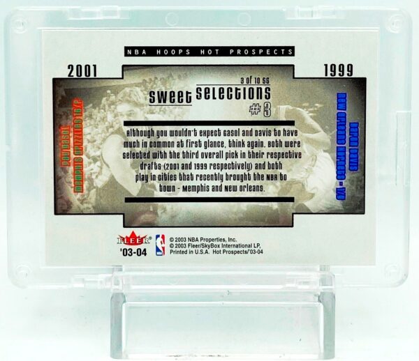 2003 Fleer SS #3 Pau Gasol-Baron Davis #3 (2)