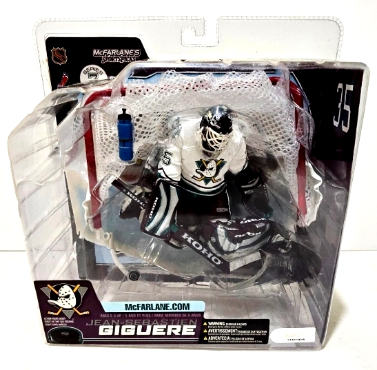 2003 NHL Jean-Sebastien Giguere Gray Gloves-Rookie (1)