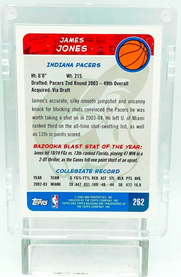 2003 Topps Bazooka James Jones RC #262 (2) 2003 Topps Bazooka James Jones RC #262 (2)