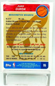 2003 Topps Bazooka Juan Dixon #95 (2)