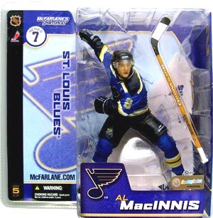 2004 McFarlane Sportspicks NHL Al MacINNIS Blue Jersey-1a