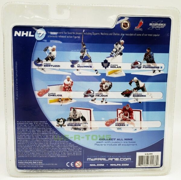 2004 McFarlane Sportspicks NHL Al MacINNIS Blue Jersey (3)