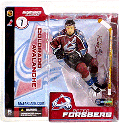 2004 NHL Peter Forsberg (Purple Jersey) S-7