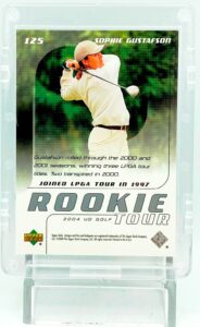 2004 UD Golf Rookie Tour Sophie Gustafson #125(2)