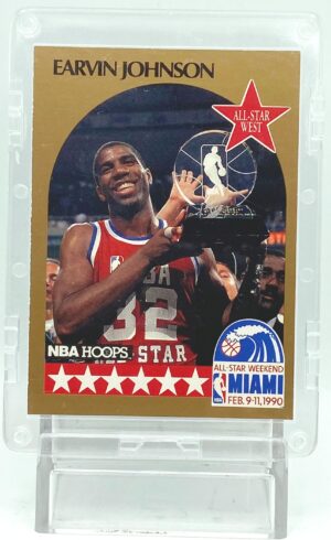1990 NBA Hoops ASW Earvin Magic Johnson #18 (1)