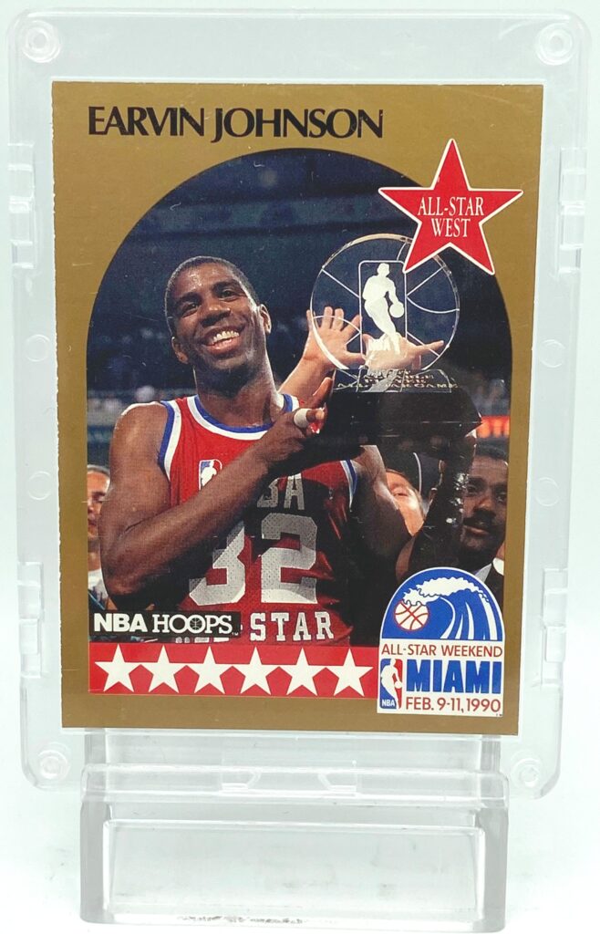 1990 NBA Hoops ASW Earvin Magic Johnson #18 (2)