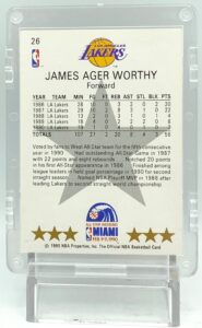 1990 NBA Hoops ASW James Worthy #26 (5)
