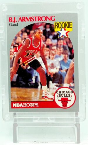 1990 NBA Hoops B. J. Armstrong RC #60 (1) 1990 NBA Hoops B. J. Armstrong RC #60 (1)