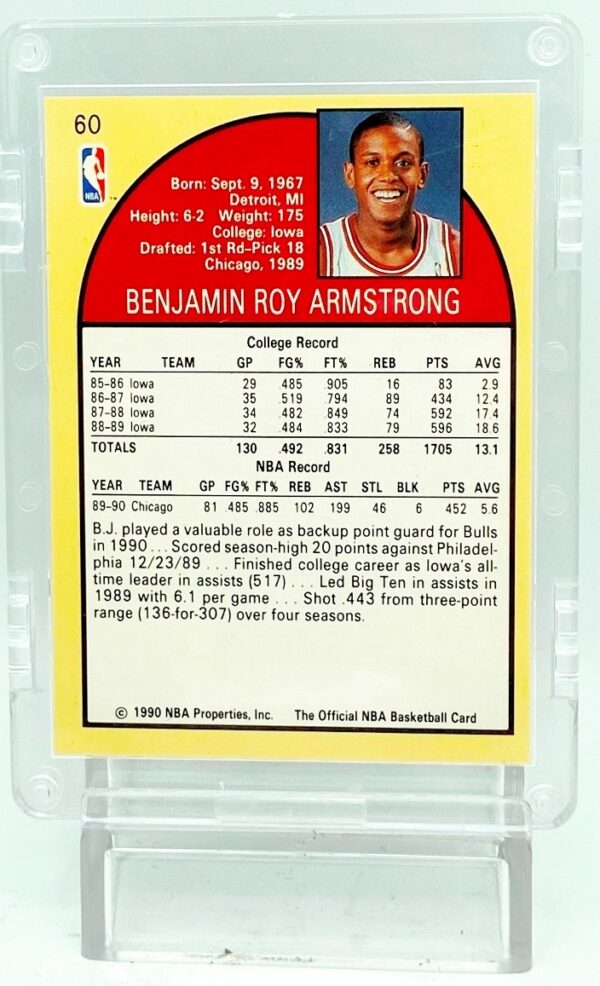 1990 NBA Hoops B. J. Armstrong RC #60 (5)