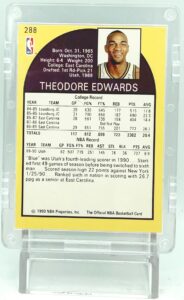 1990 NBA Hoops Blue Edwards RC #288 (5)
