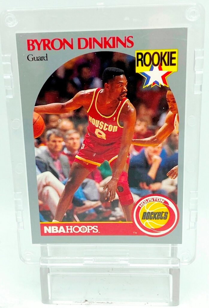 1990 NBA Hoops Byron Dinkins RC #123 (2)