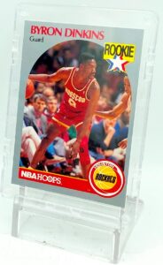 1990 NBA Hoops Byron Dinkins RC #123 (4)