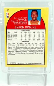 1990 NBA Hoops Byron Dinkins RC #123 (5)
