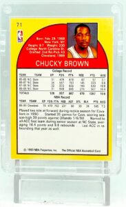 1990 NBA Hoops Chuck Brown RC #71 (5)