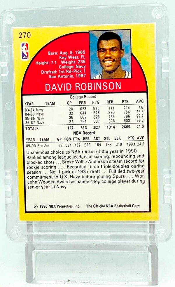 1990 NBA Hoops David Robinson RC #270 (5)
