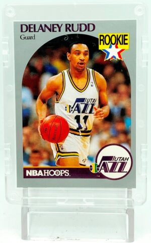 1990 NBA Hoops Delaney Rudd RC #293 (1) 1990 NBA Hoops Delaney Rudd RC #293 (1)