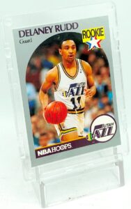 1990 NBA Hoops Delaney Rudd RC #293 (3)
