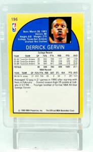 1990 NBA Hoops Derrick Gervin RC #196 (5)