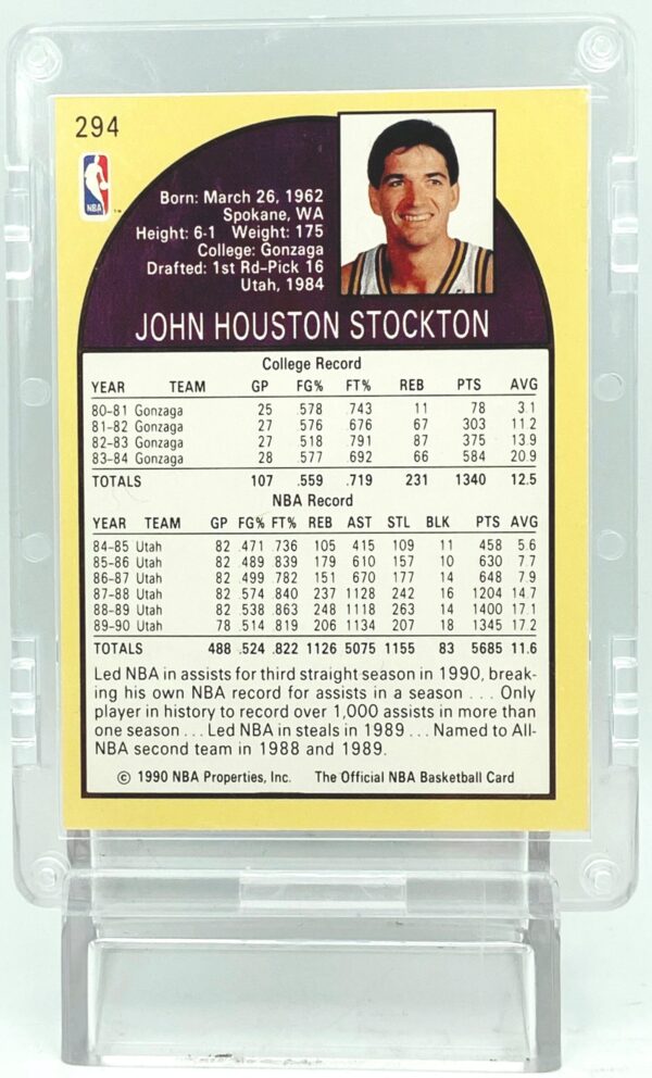 1990 NBA Hoops John Stockton #294 (5)