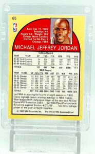 1990 NBA Hoops Michael Jordan Card #65 (5)