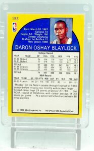 1990 NBA Hoops Mookie Blaylock RC #193 (5)