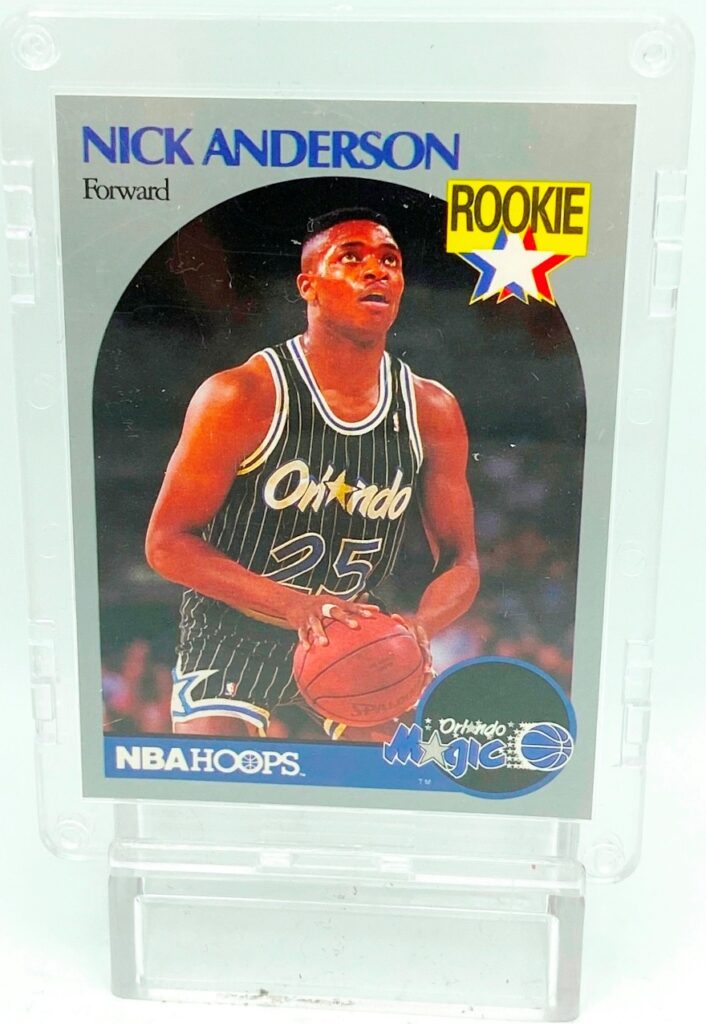 1990 NBA Hoops Nick Anderson RC #214 (2)
