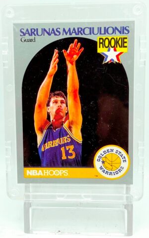 1990 NBA Hoops Sarunas Marciulionis RC #115 (1) 1990 NBA Hoops Sarunas Marciulionis RC #115 (1)