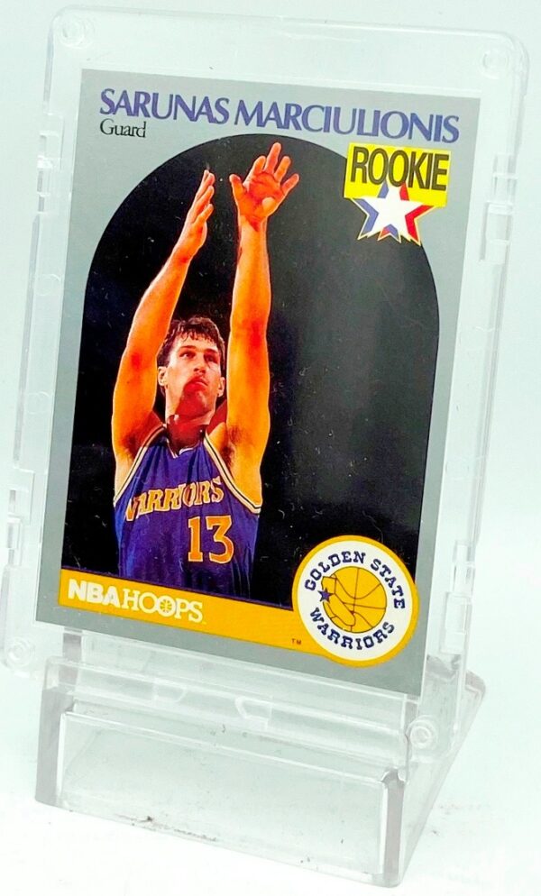 1990 NBA Hoops Sarunas Marciulionis RC #115 (4)