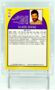 1990 NBA Hoops Vlade Divac RC #154 (5)