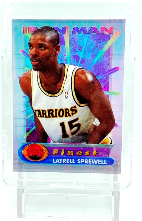 1994 Topps Finest Latrell Sprewell Clear (1) 1994 Topps Finest Latrell Sprewell Clear (1)