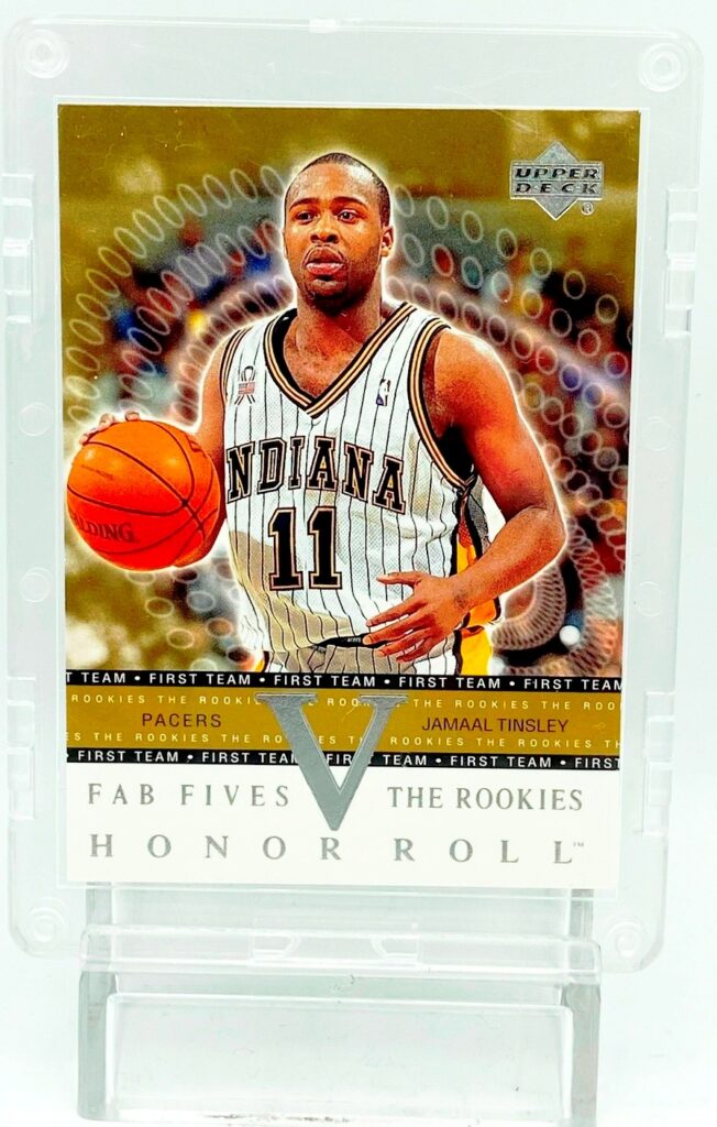 2002 UD F5 HR Rookies Jamaal Tinsley RC #F5-R2(1)