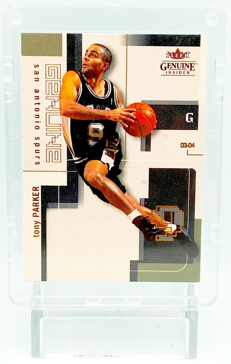 2003-04 Fleer Genuine Inside Tony Parker #68 (1)