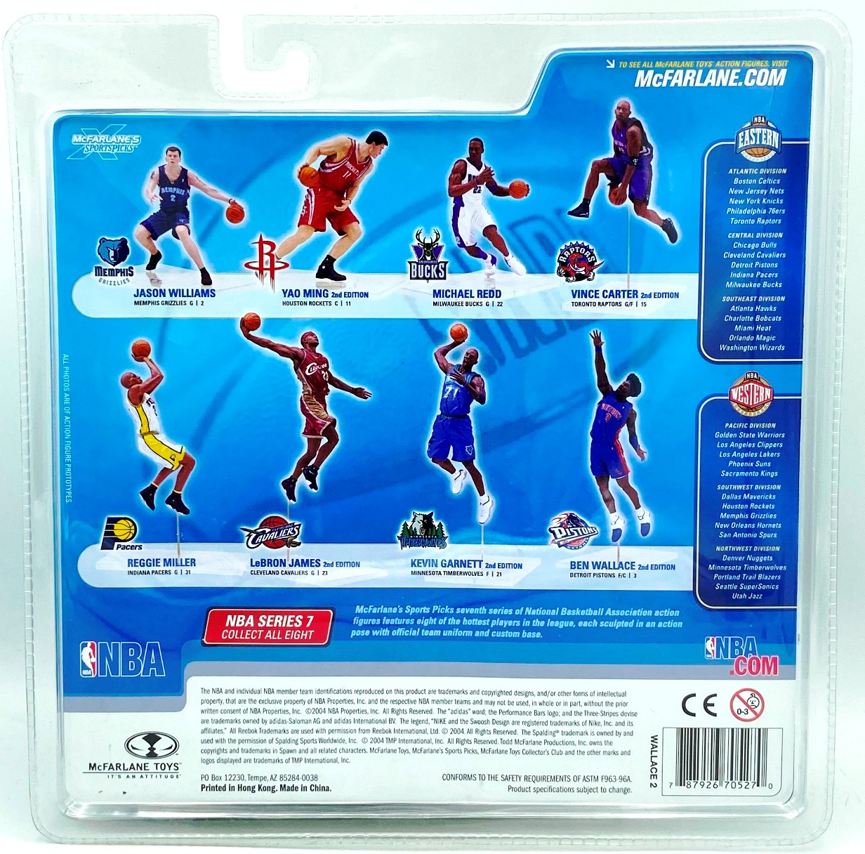 2004 McFarlane NBA Sportspicks Ben Wallace Alfro 2nd Ed Series-7