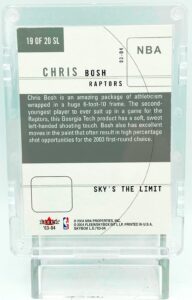 2004 SB LE Sky's The Limit Chris Bosh #19-SL (2)