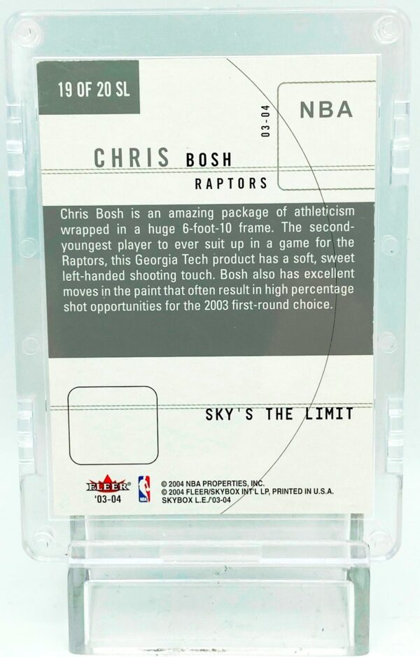2004 SB LE Sky's The Limit Chris Bosh #19-SL (2)