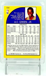 1990 NBA Hoops A. C. Green #156 (5)