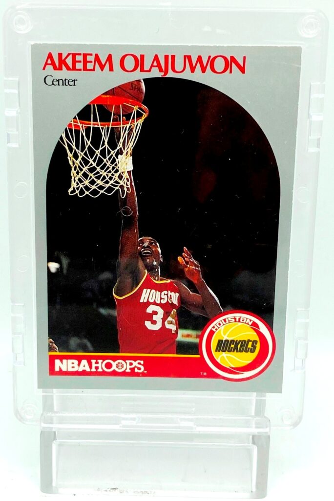1990 NBA Hoops Akeem Olajuwon #127 (2)
