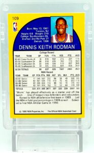 1990 NBA Hoops Dennis Rodman DPY #109 (5)