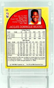 1990 NBA Hoops Dominique Wilkins #36 (5)