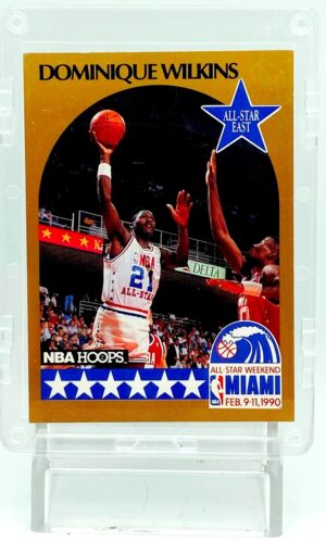 1990 NBA Hoops East Dominique Wilkins #12 (1)