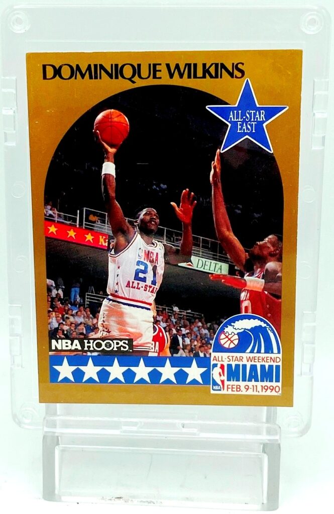 1990 NBA Hoops East Dominique Wilkins #12 (2)