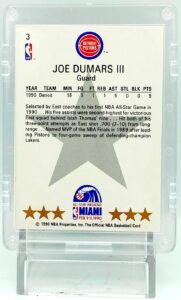 1990 NBA Hoops East Joe Dumars #3 (5)