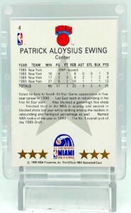 1990 NBA Hoops East Patrick Ewing #4 (5)