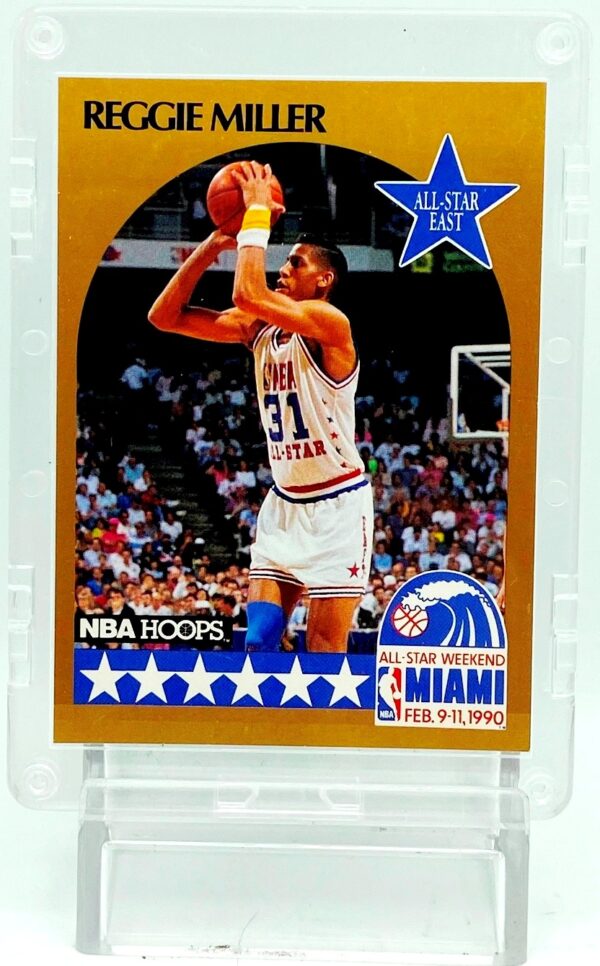 1990 NBA Hoops East Reggie Miller #7 (1) 1990 NBA Hoops East Reggie Miller #7 (1)