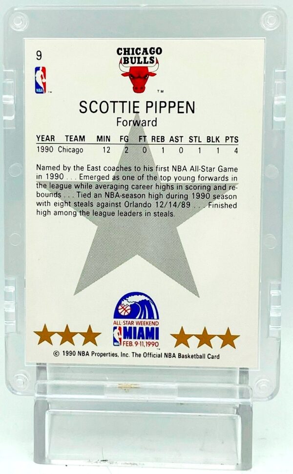 1990 NBA Hoops East Scottie Pippen #9 (5)