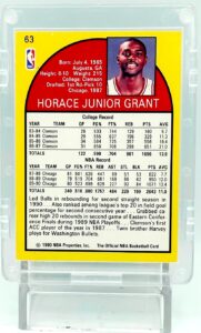 1990 NBA Hoops Horace Grant #63 (5)