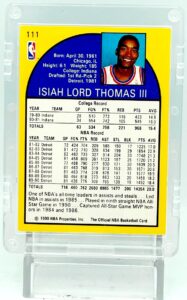 1990 NBA Hoops Isiah Thomas #111 (5)